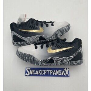New Nike Kobe 9 Low EM GS "Mambacita" Black Gold FV3607-002 3 4 5 5.5 6 6.5 7Y